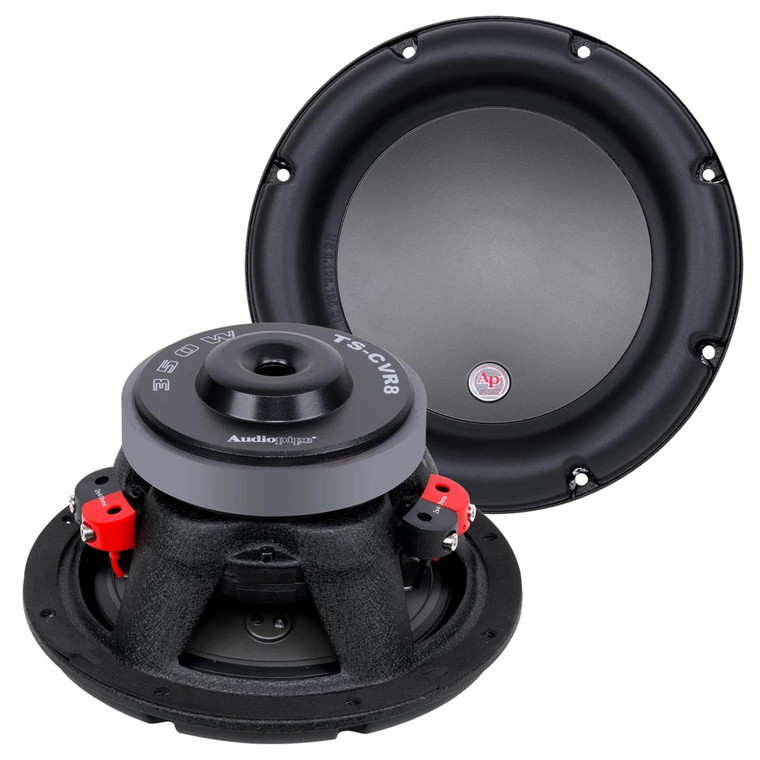 Audiopipe 8" Woofer 175W RMS/350W Max Dual 4 Ohm Voice Coils - TS-CVR8