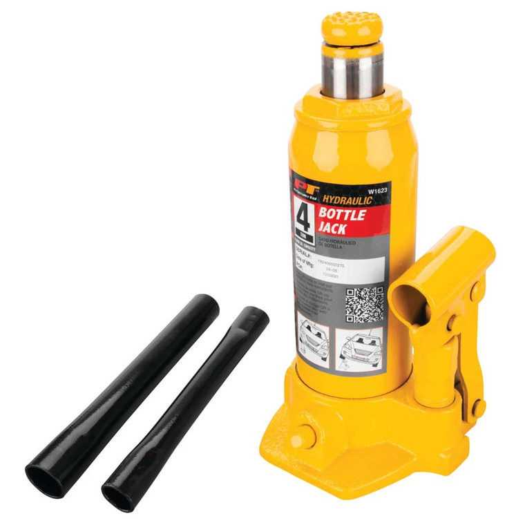 Performance Tool 4-Ton Heavy Duty Hydraulic Bottle Jack (8000 lb.) - W1623