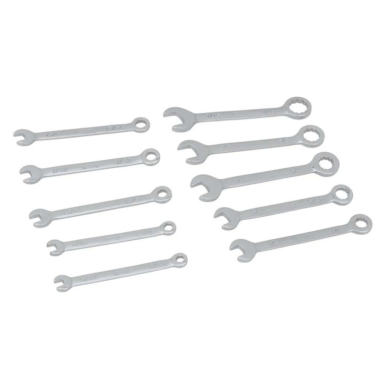 Performance Tool SAE Mini Ignition Wrench Set (10 Piece) - W30681