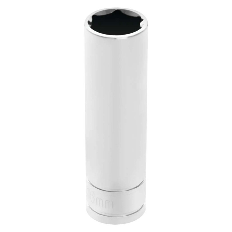 Performance Tool 1/2" Drive 6-Point Metric 16mm Deep Socket - W32416