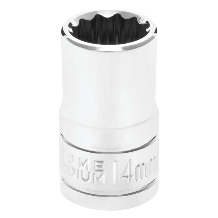Performance Tool 1/2" Drive 12-Point Metric 14mm Socket - W32814