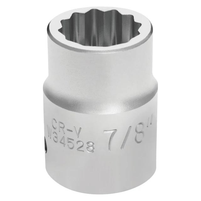 Performance Tool 3/4" Drive 7/8" 12-Point SAE Standard Socket - W34528