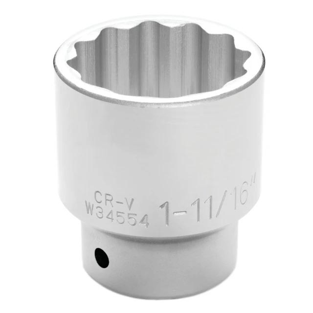 Performance Tool 3/4" Drive 1-11/16" 12-Point SAE Socket - W34554