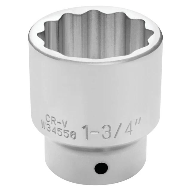 Performance Tool 3/4" Drive 1-3/4" 12-Point SAE Socket - W34556