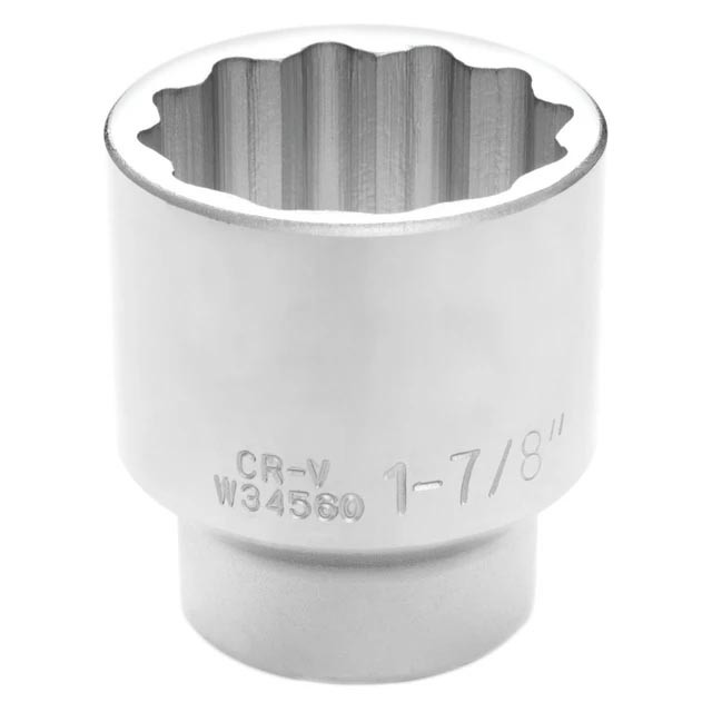 Performance Tool 3/4-Inch Drive 12-Point SAE Standard Socket 1-7/8-Inch - W34560