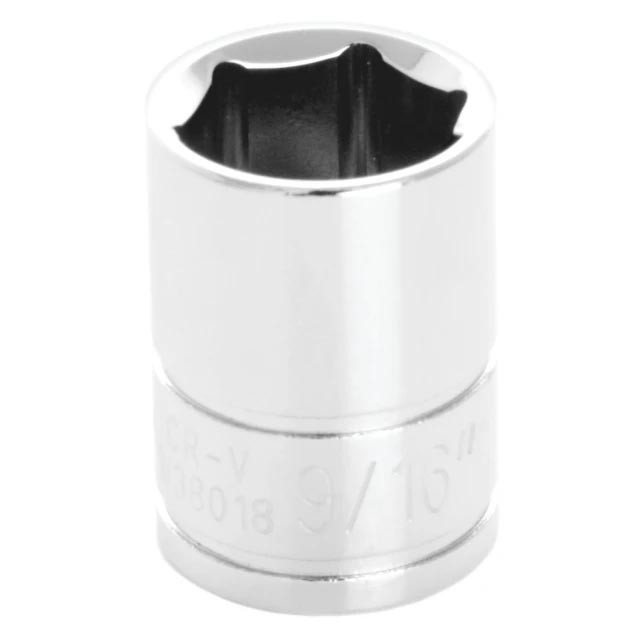 Performance Tool 3/8" Drive 9/16" SAE 6-Point Socket - W38018