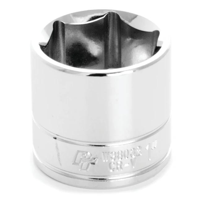 Performance Tool 3/8" Drive 1" SAE 6-Point Socket - W38032