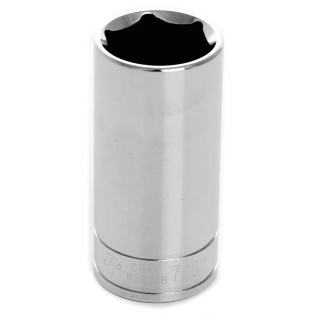 Performance Tool 3/8" Drive 7/8" SAE 6-Point Deep Socket - W38328