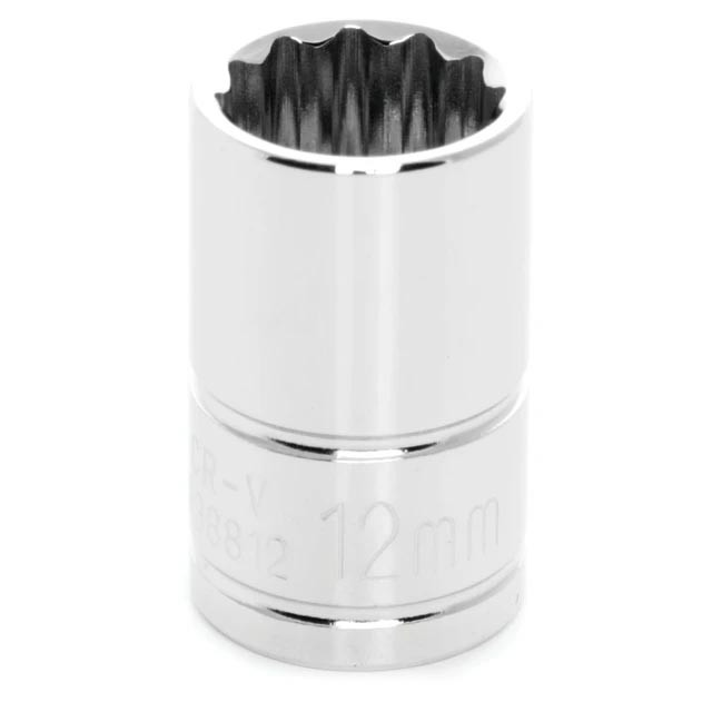 Performance Tool 3/8" Drive 12mm Metric 12-Point Socket - W38812