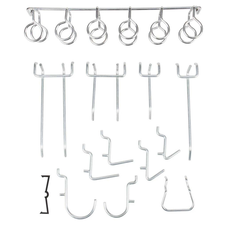 Performance Tool Peg Board Hook Assortment (95 Piece) - W5160