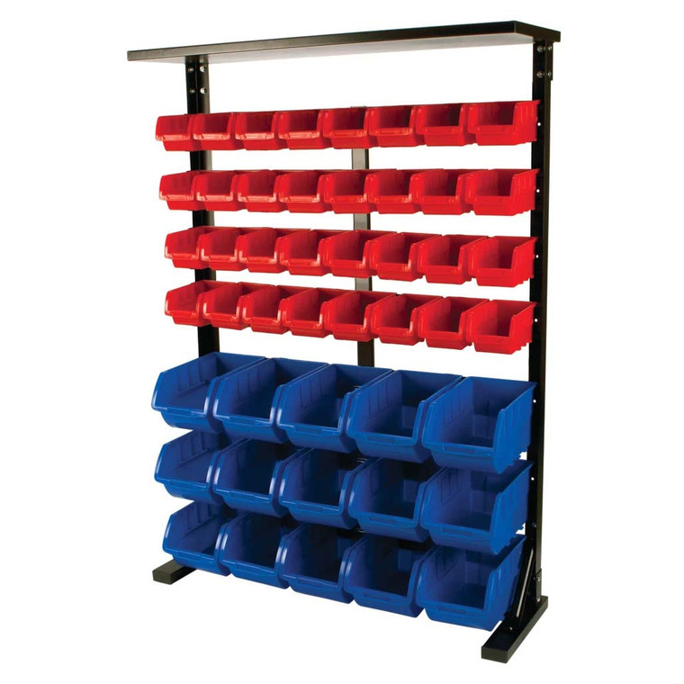 Performance Tool Half Bulk Bin Storage Rack (48 Piece) - W5193