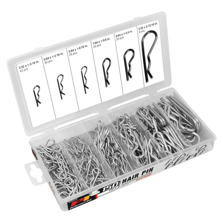 Performance Tool Hair Pin Clips Assortment (150 Piece) - W5210