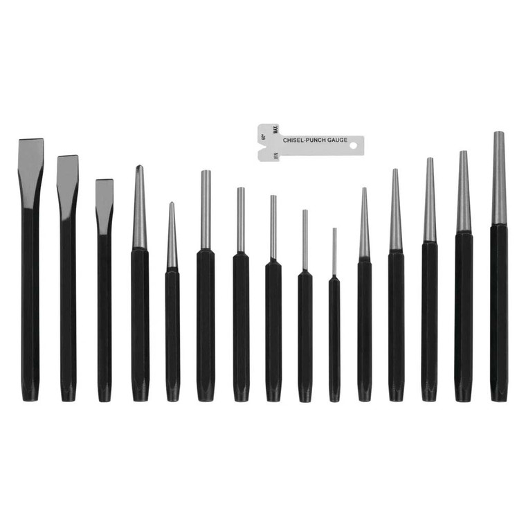 Performance Tool Punch and Chisel Set (16 Piece) - W7540