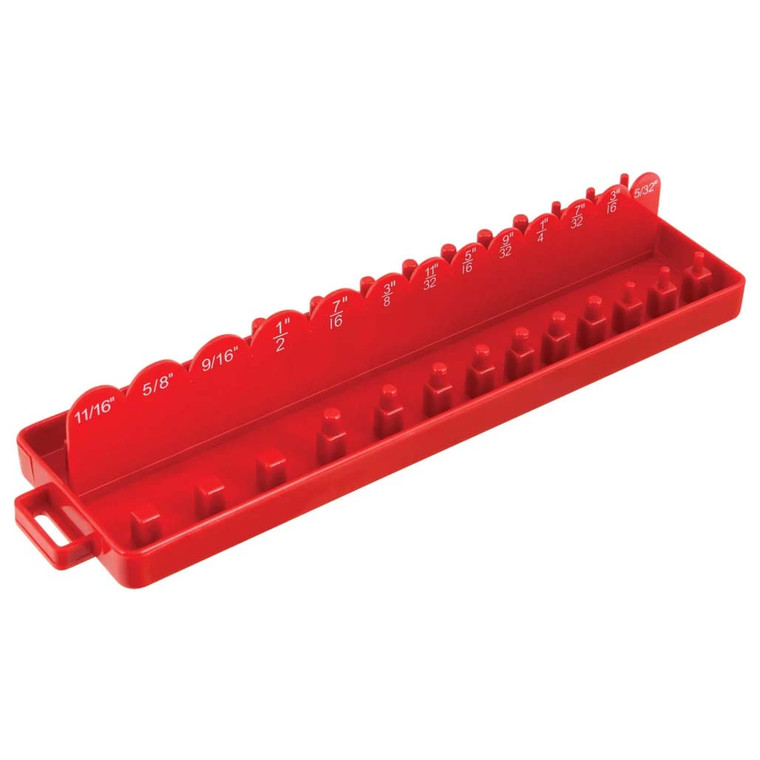 Performance Tool 1/4" Drive Socket Tray Holder - Holds 22 Sockets - W773