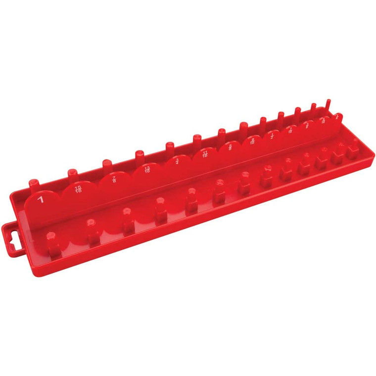 Performance Tool 3/8" Drive SAE Socket Tray Holder - Holds 26 Sockets - W774