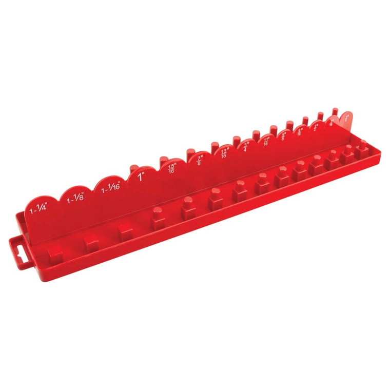 Performance Tool 1/2" Drive SAE Socket Tray Holder - Holds 28 Sockets - W775