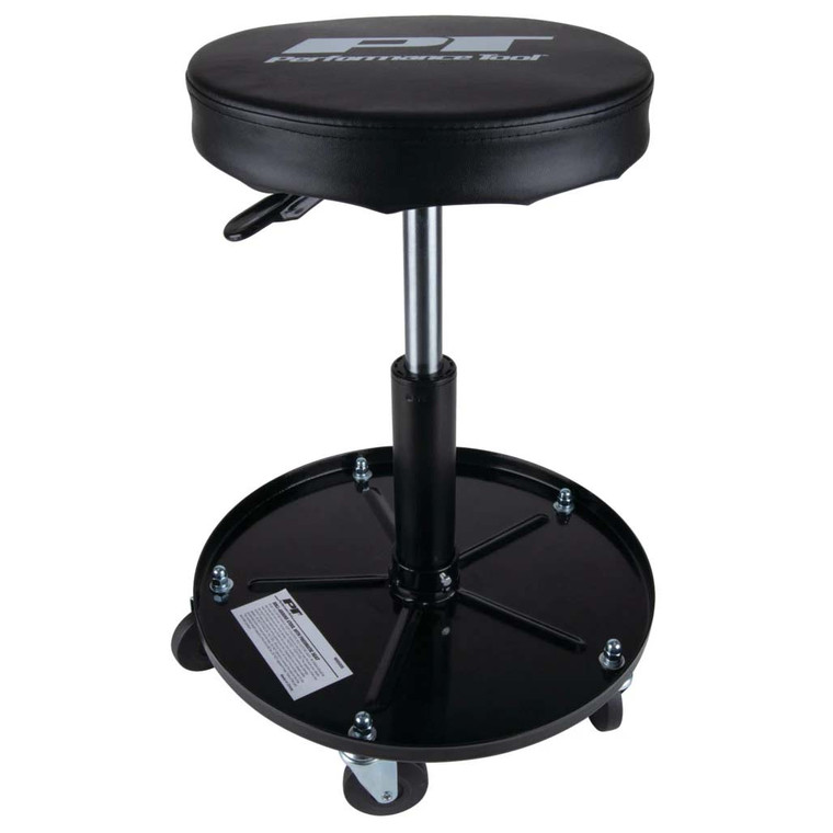 Performance Tool Professional Pneumatic Rolling Shop Stool - W85008
