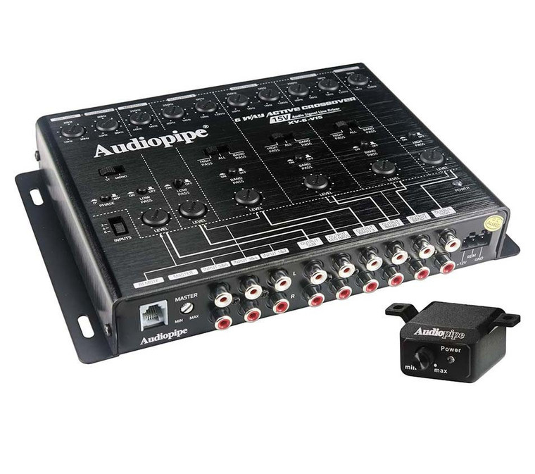 Audiopipe 6 Way Crossover 8 ch. Input 12 ch. Output - XV6V15