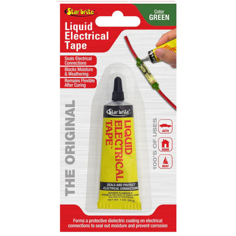 Star brite Liquid Electrical Tape - Green - 1 oz - 84156