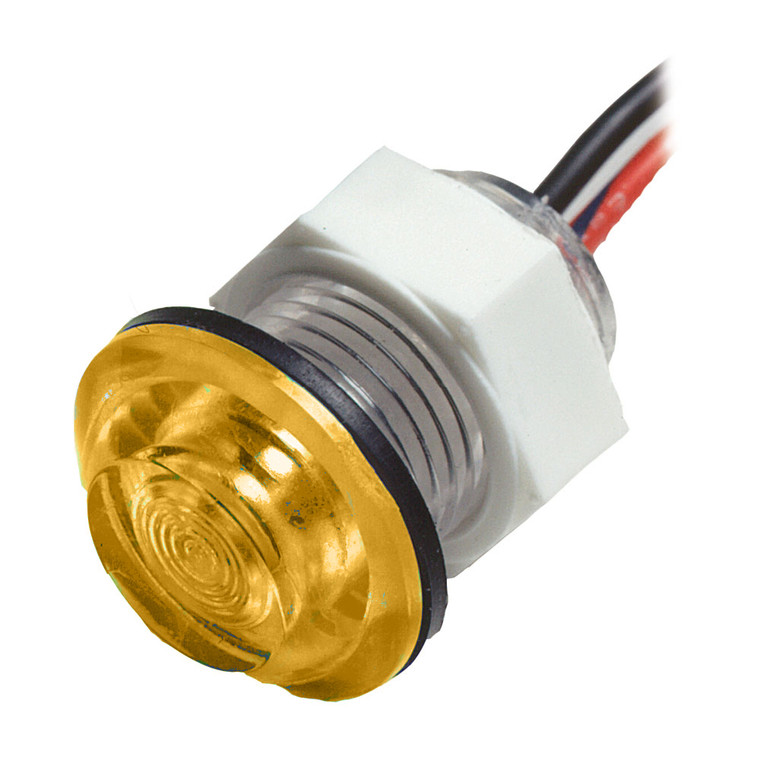 Innovative Lighting LED Bulkhead Livewell Light Flush Mount - Amber - 011-1500-7
