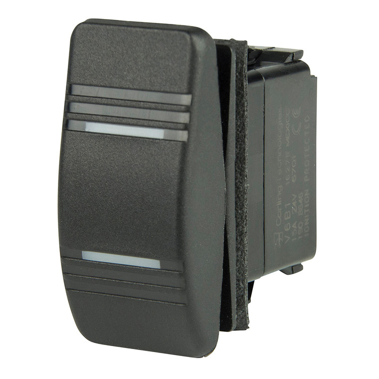 BEP SPDT Contura Switch - 2-Amber LEDs - ON/OFF/ON - 1001803
