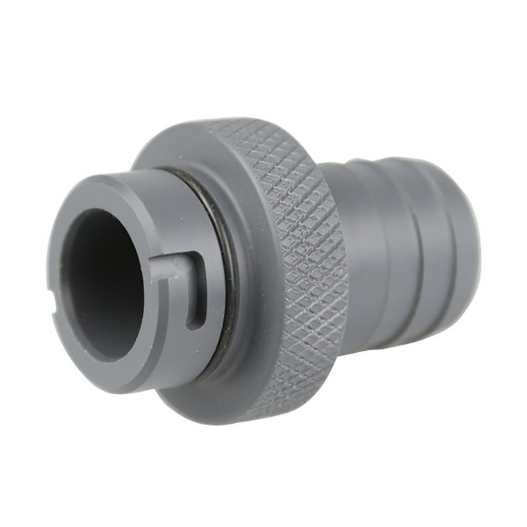FATSAC 3/4" Male Quick Connect 1-1/8" Barbed Tsunami Pump Threads w/O-Rings - W738