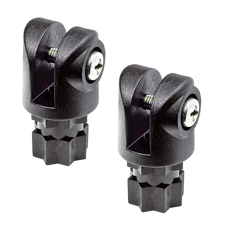 RAILBLAZA Clevis/Bimini Support Pair - Black - 02-4032-11