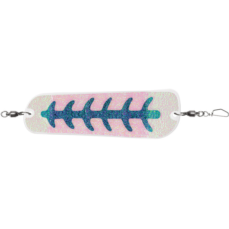 Luhr-Jensen Money Roll Flasher - 8-1/4" - Pearl Blue Skeleton - 5860-008-1760
