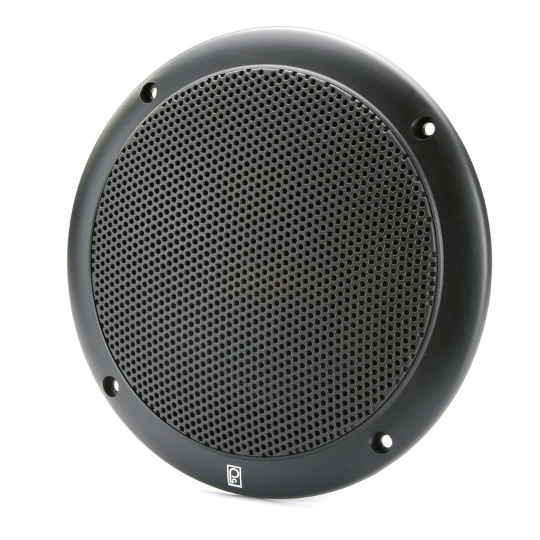 Poly-Planar MA-4056 6" 80 Watt Speakers - Black - MA4056B