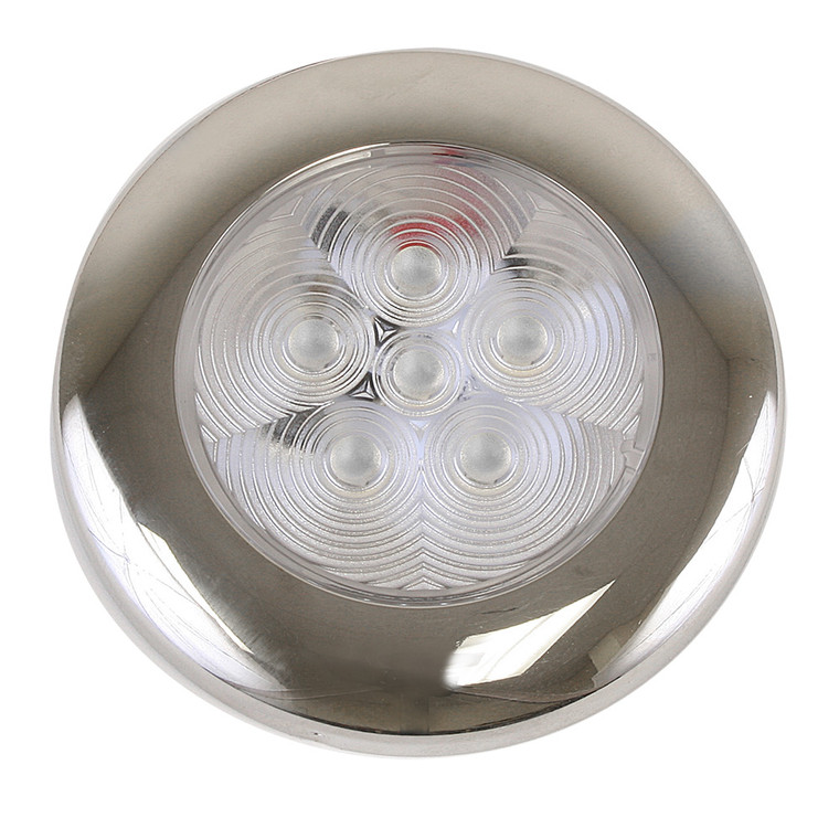 Scandvik B3 Downlight Surface Mount - Blue - SS Trim - IP67 - 12/24V - 41321P
