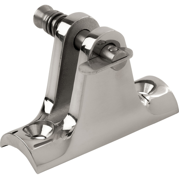 Sea-Dog Stainless Steel 90 Degree Concave Base Deck Hinge - Removable Pin - 270245-1