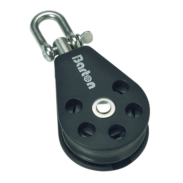 Barton Marine Size 1 Single Swivel Block w/Becket - N01130
