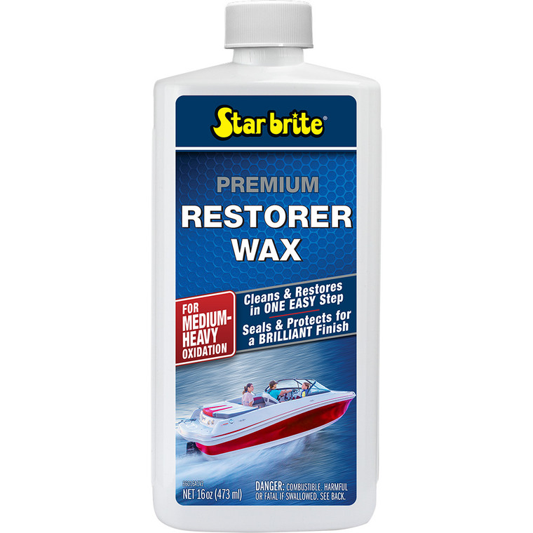 Star Brite Premium Restorer Wax f/Medium to Heavy Oxidation - 16 oz - 86016