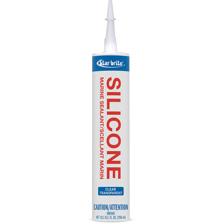 Star brite Marine Silicone Sealant - Clear - 10.3 oz - 82122