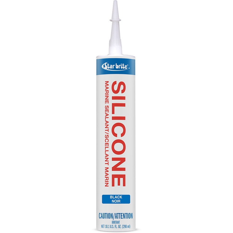Star brite Marine Silicone Sealant - Black - 10.3 oz - 82123