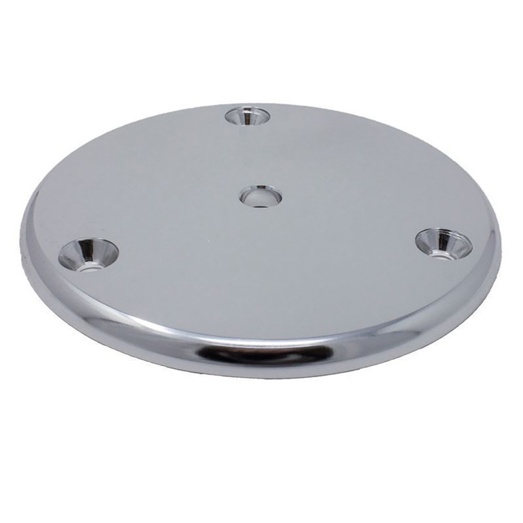 TACO Round Pad 3-Hole Mill Finish - 4-1/2" - F32-4345AEY