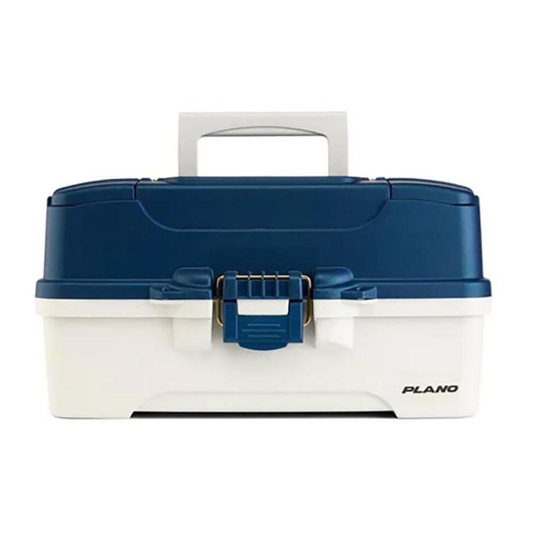 Plano Three-Tray Tackle Box - Blue/White - P000405