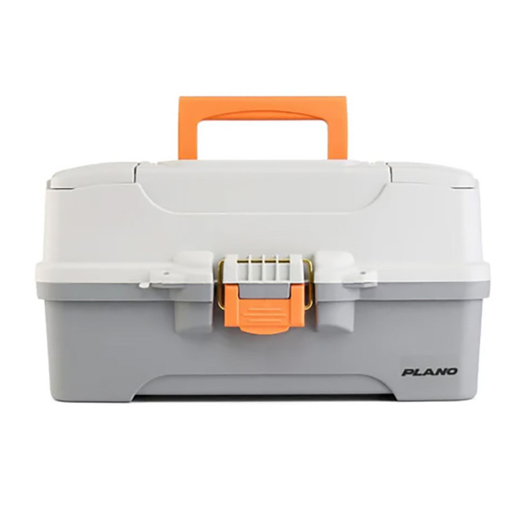 Plano Three-Tray Tackle Box - Light Grey/Dark Grey - P000406