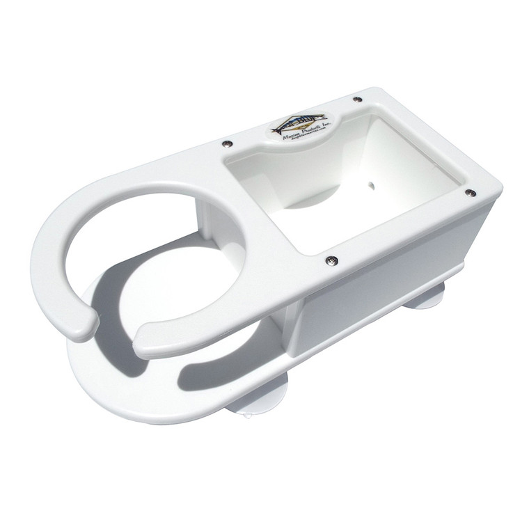 Deep Blue Marine MB-1 Single Cup Holder w/Storage - MB-1