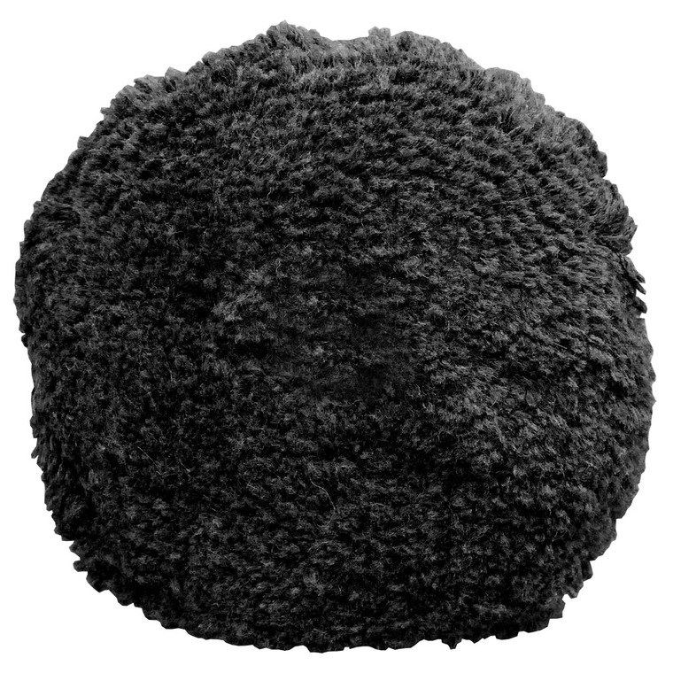 Presta Black Wool Heavy Cutting Pad - 9" - 890140