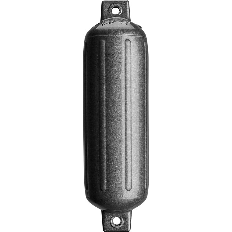 Polyform G-4 Twin Eye Fender 6.5" x 22" - Metallic Graphite - G-4 METALLIC GRAPHITE