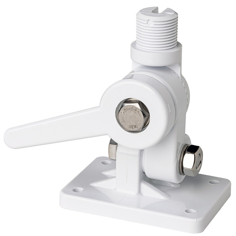 Scout Four-Way Nylon Ratchet Mount - White - PF AC NBASE001