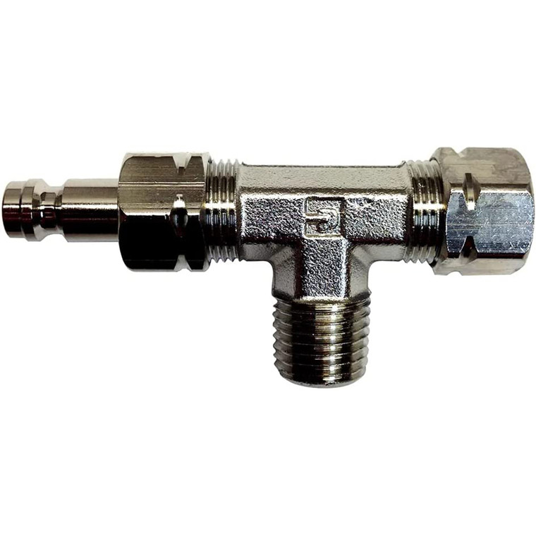 Uflex Tee Fitting w/Bleed Nipple f/IB & Stern Drive Cylinders - BLEED TEE