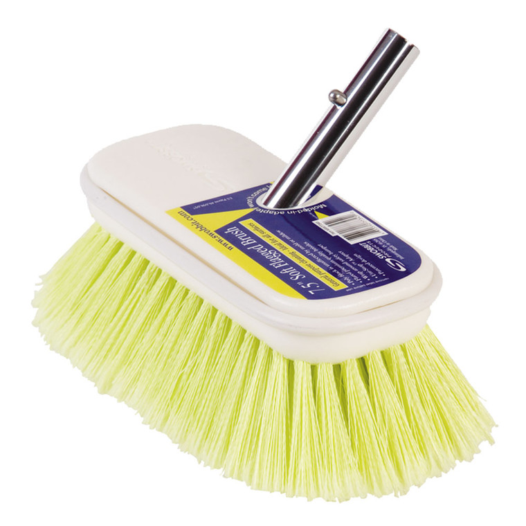 Swobbit 7.5" Soft Flagged Brush - Yellow - SW77345