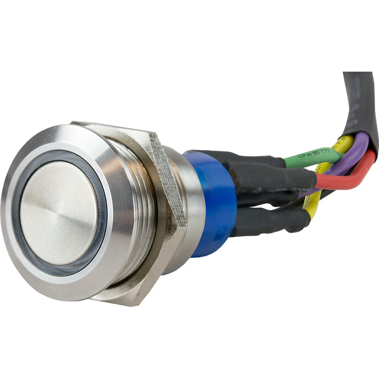 Sea-Dog LED Push Button On/Off Switch - Formed 304 Stainless Steel - 403063-1