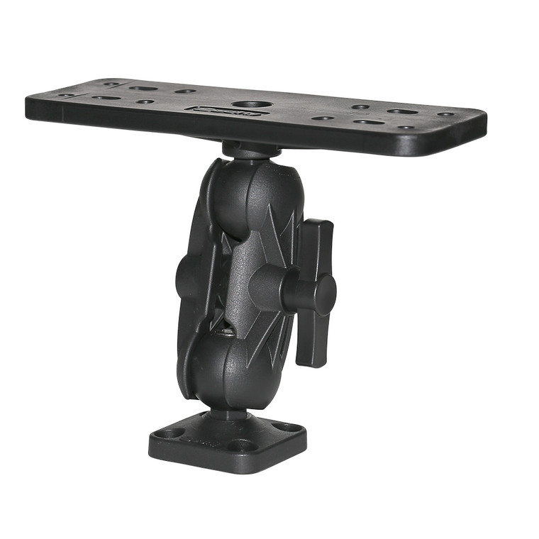 Scotty 163 1.5" Ball Mount w/Fishfinder & Universal Mounting Plate - 163