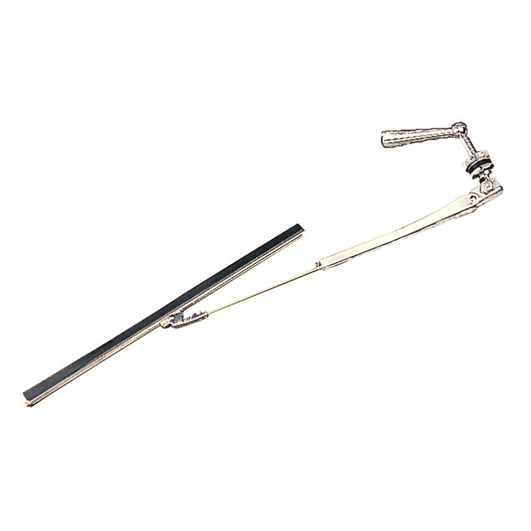 Sea-Dog Manual Windshield Wiper - Machined Brass Chrome Plated - 412601-1
