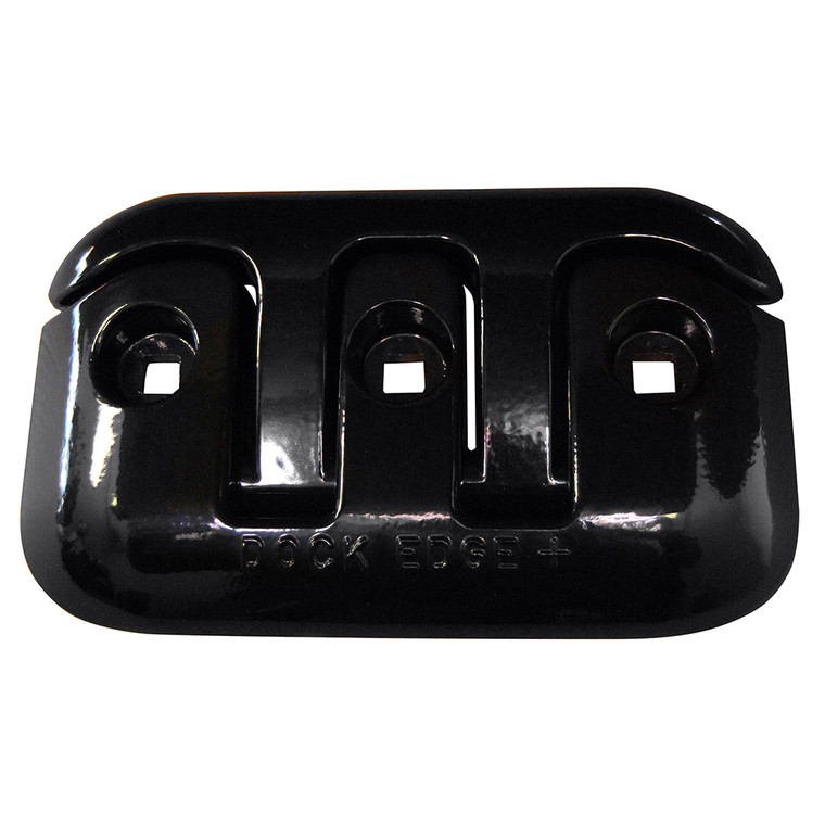 Dock Edge Flip-Up Dock Cleat - 8" - Black - DE2608BF