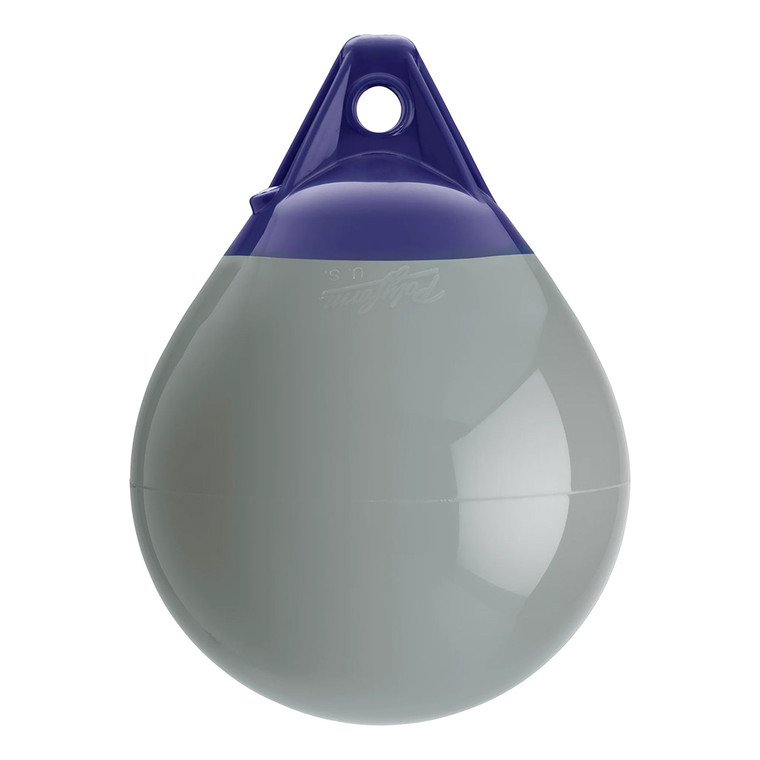 Polyform A-Series Buoy - 11" x 15" Diameter - A-1 - Grey - A-1 GREY