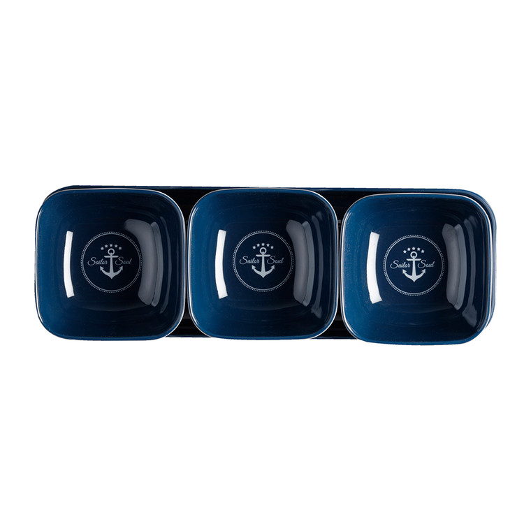 Marine Business Melamine Snack Set - SAILOR SOUL - Set of 4 - 14013